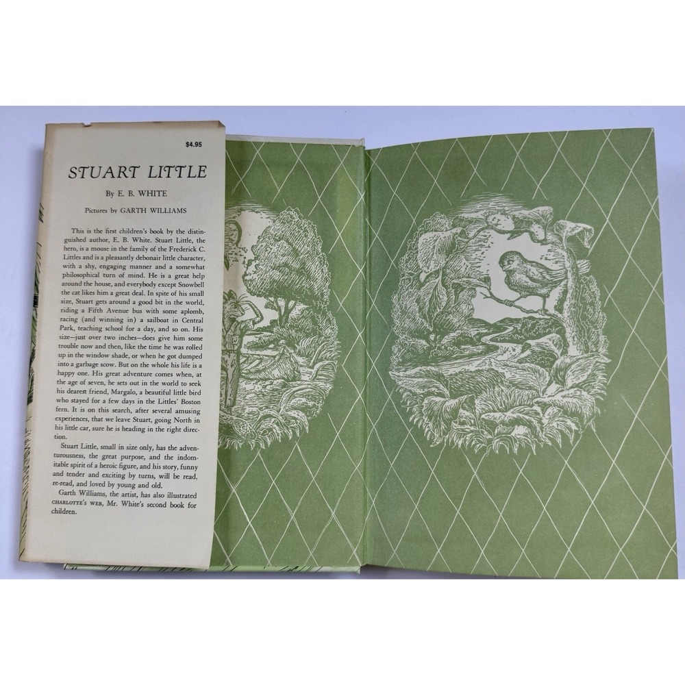 Stuart Little E.B. White Garth Williams 1973 Hardcover Book Dust Jacket HC BCE - Picture 2 of 9